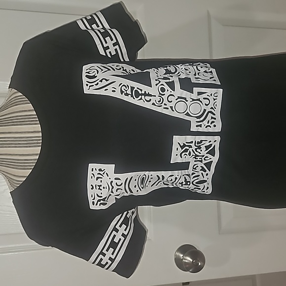 ON FIRE Women LA Front NY Back Grafic Print Tee Top T-shirts  Size XL - Picture 3 of 9